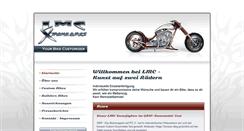 Desktop Screenshot of lmc-bikes.de