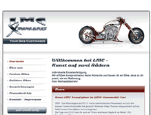 Tablet Screenshot of lmc-bikes.de